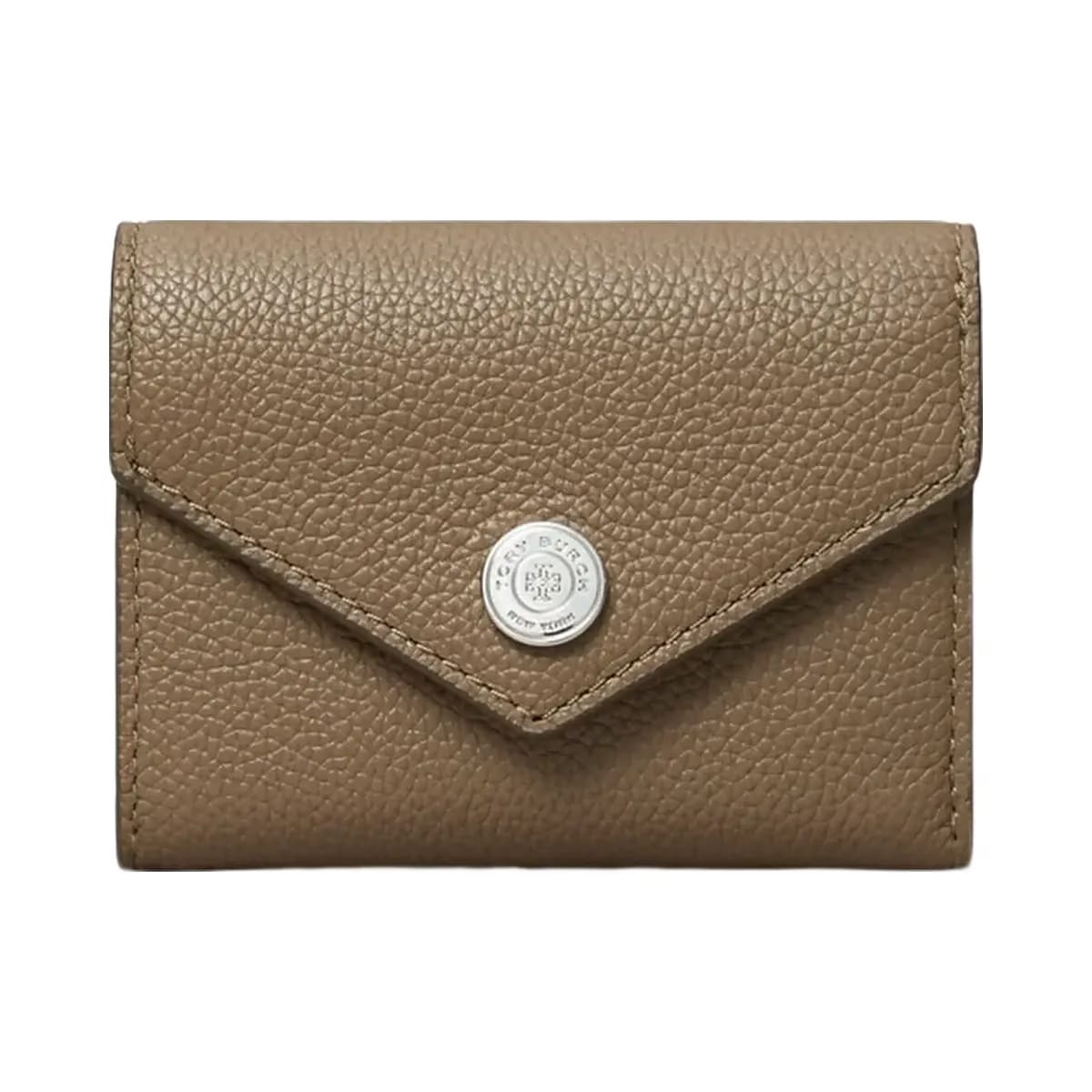 Tory Burch Small Pebble Envelope Wallet Wild Mushroom