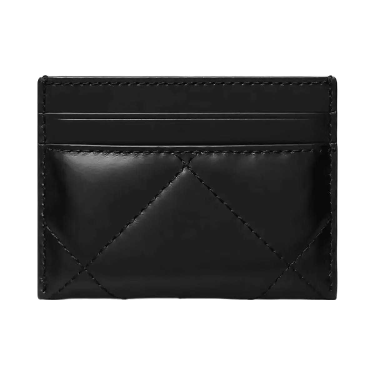 Tory Burch Kira Diamond Quilt Card Case Black