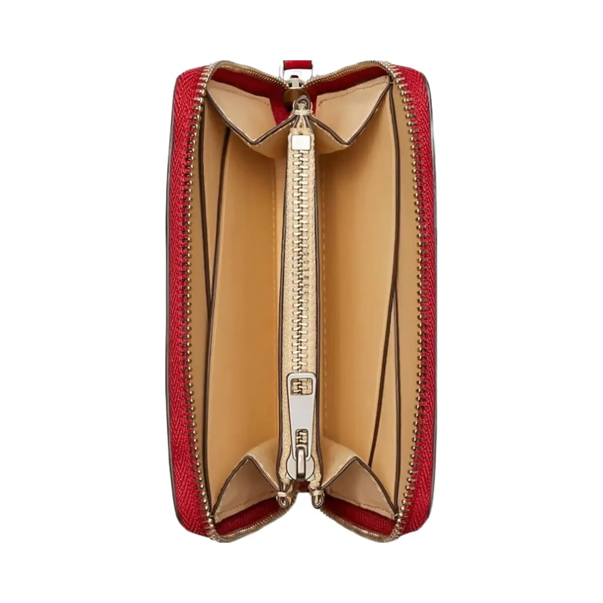 Tory Burch Medium Romy Wallet Tory Red