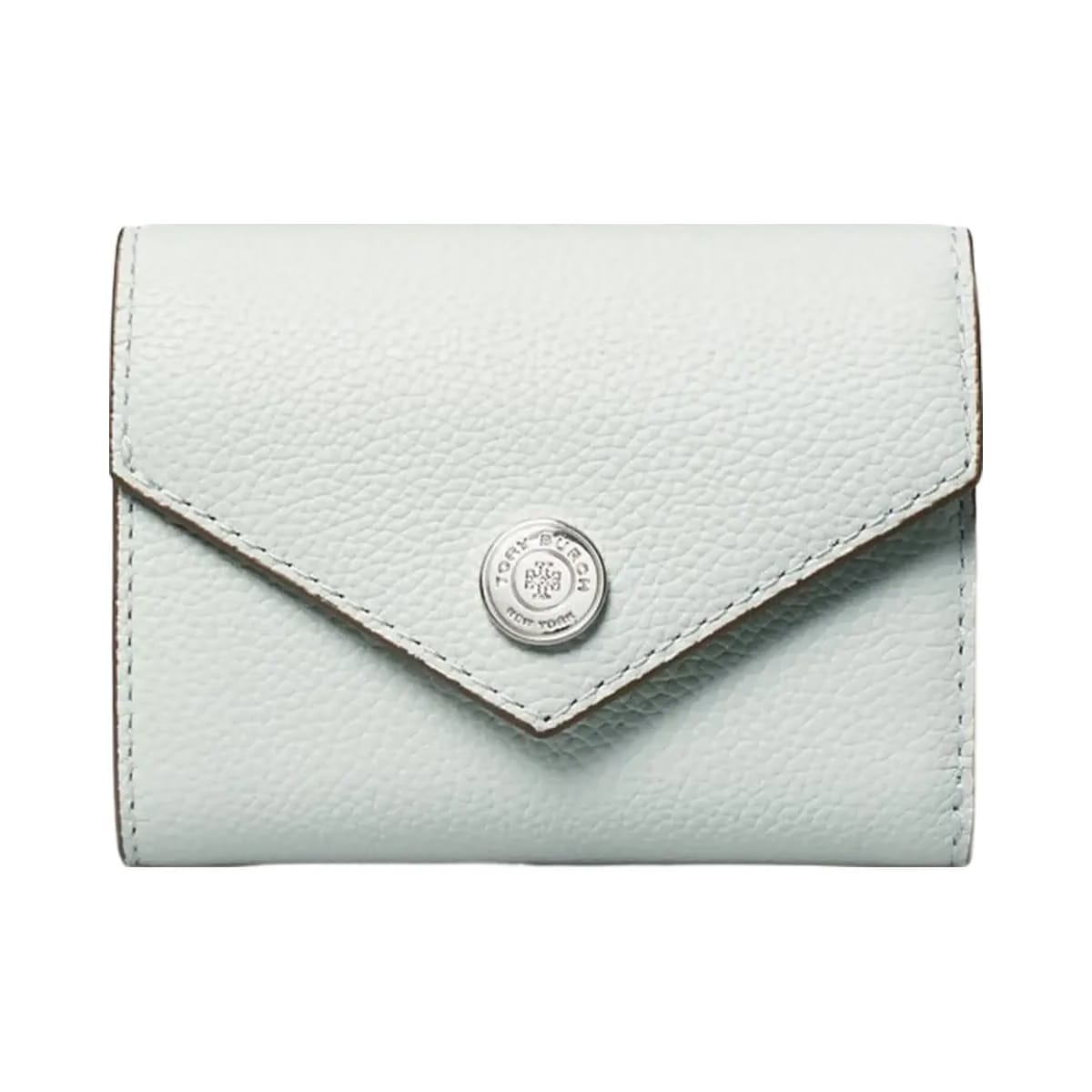 Tory Burch Small Pebble Envelope Wallet Light Titanium