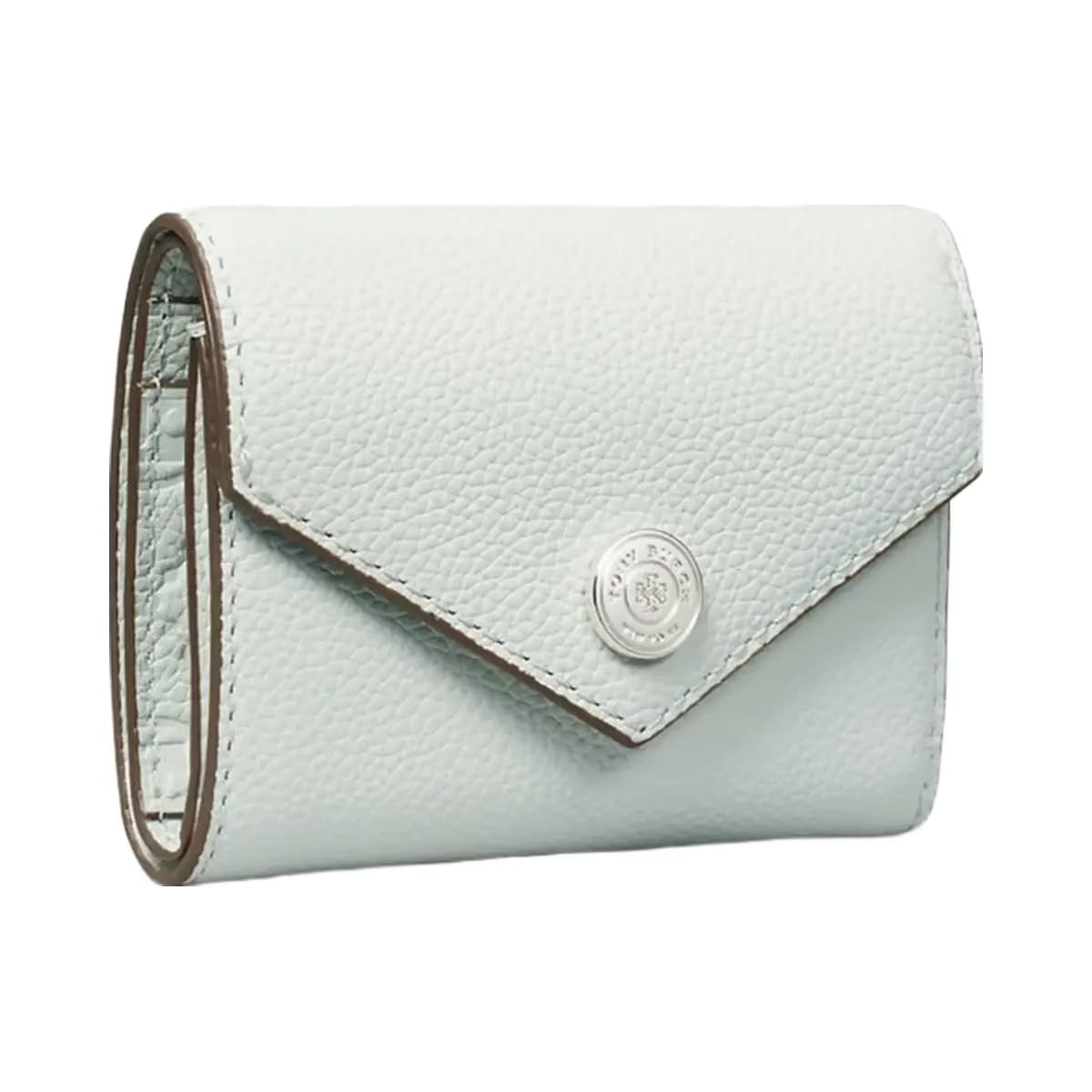 Tory Burch Small Pebble Envelope Wallet Light Titanium