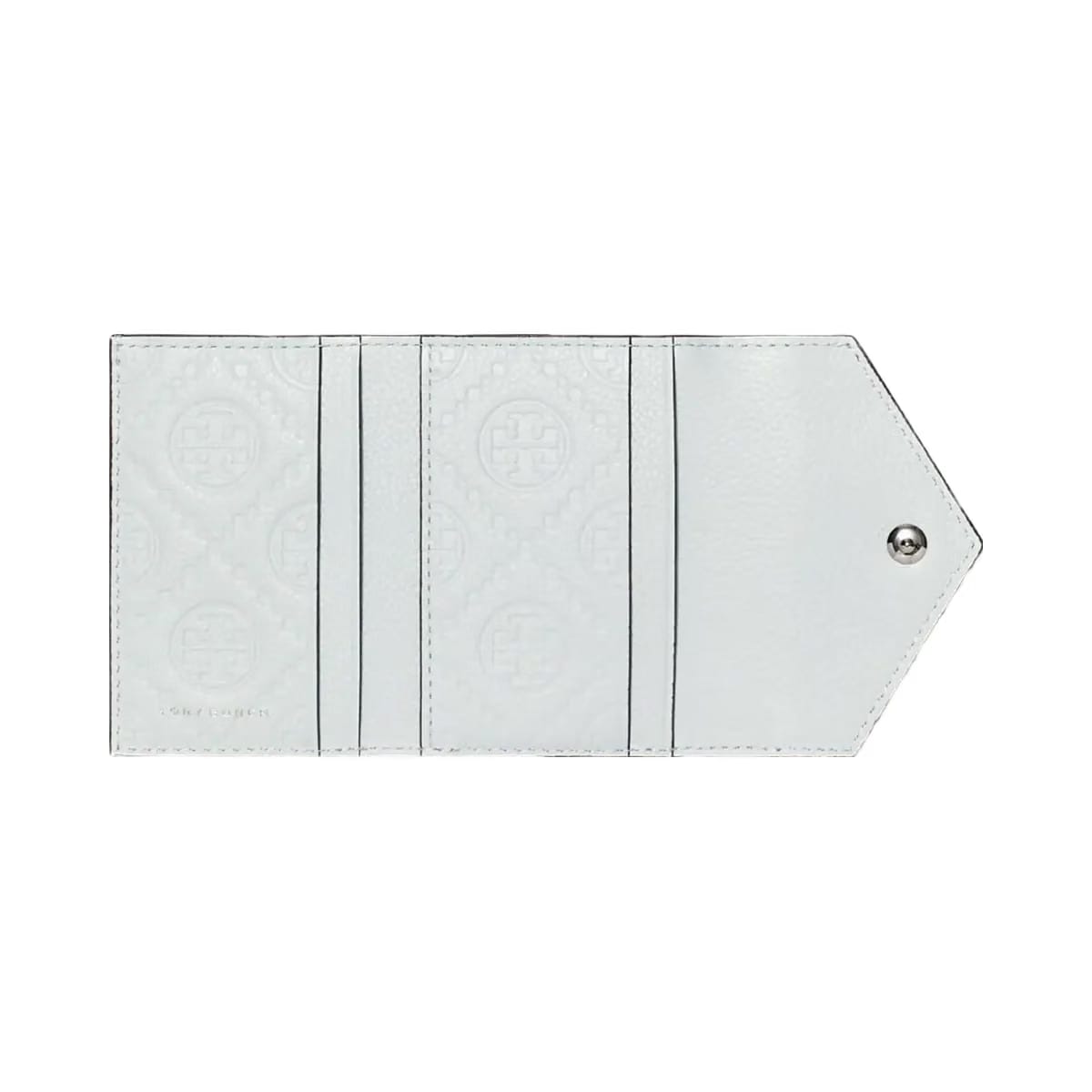 Tory Burch Small Pebble Envelope Wallet Light Titanium
