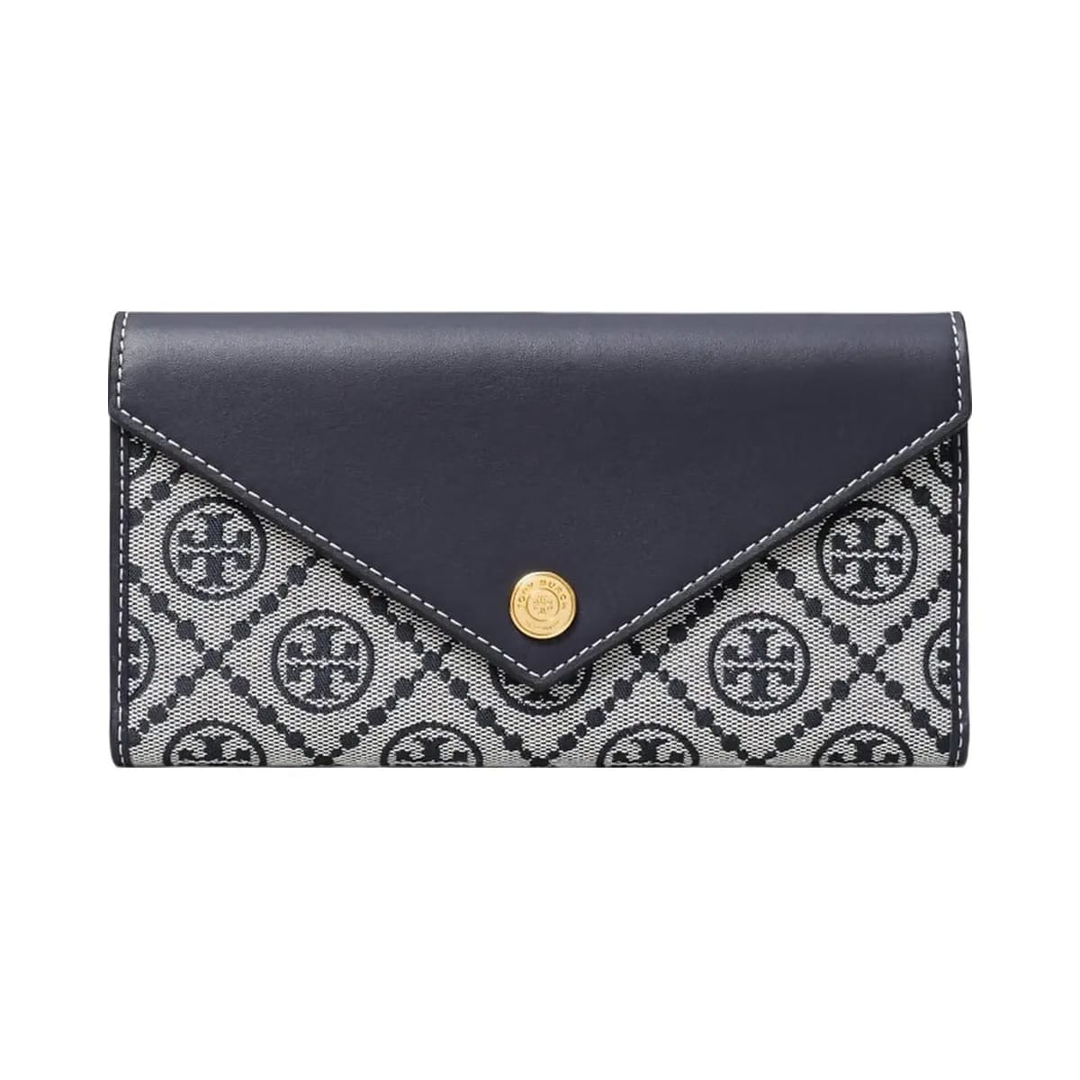 Tory Burch T Monogram Envelope Wallet Tory Navy