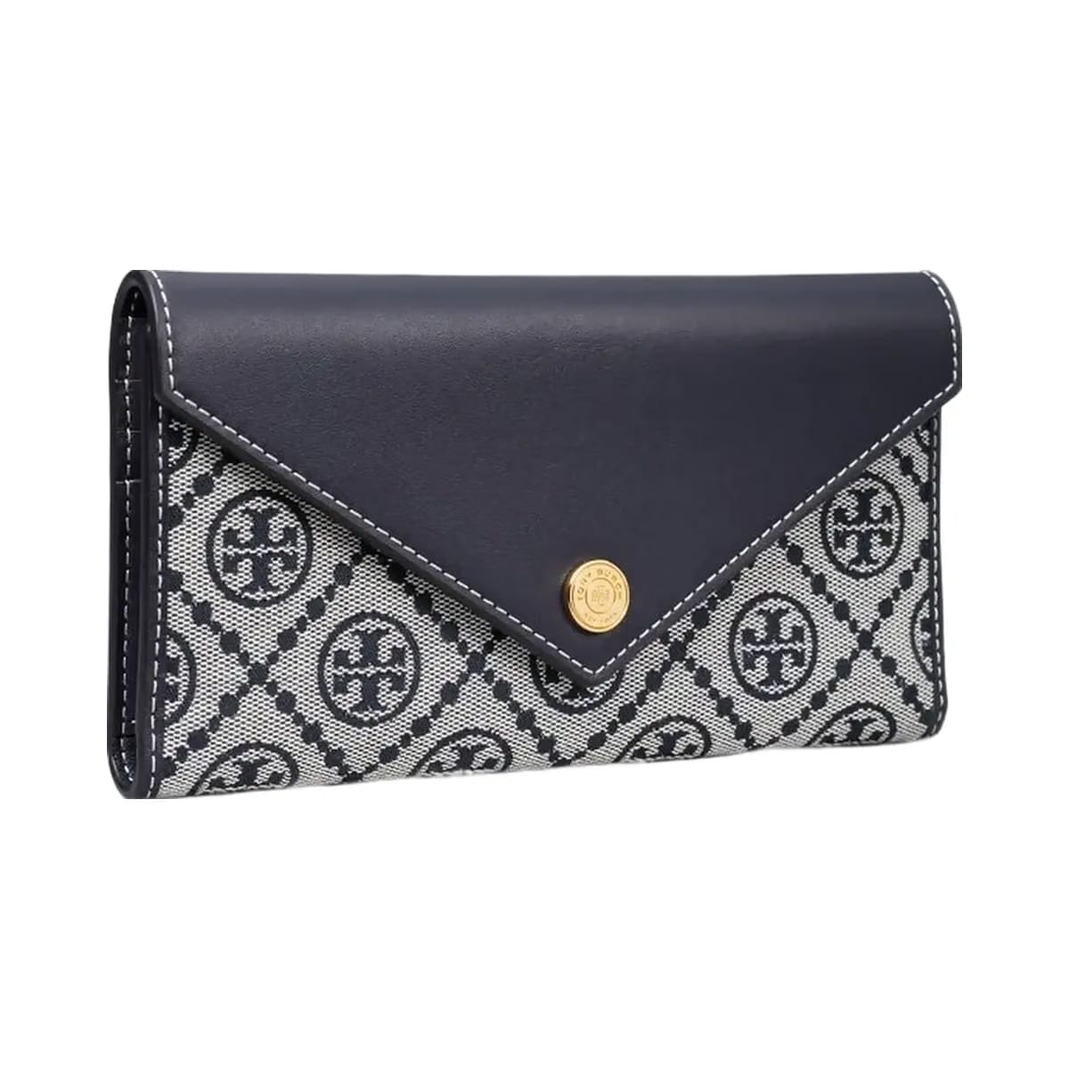 Tory Burch T Monogram Envelope Wallet Tory Navy