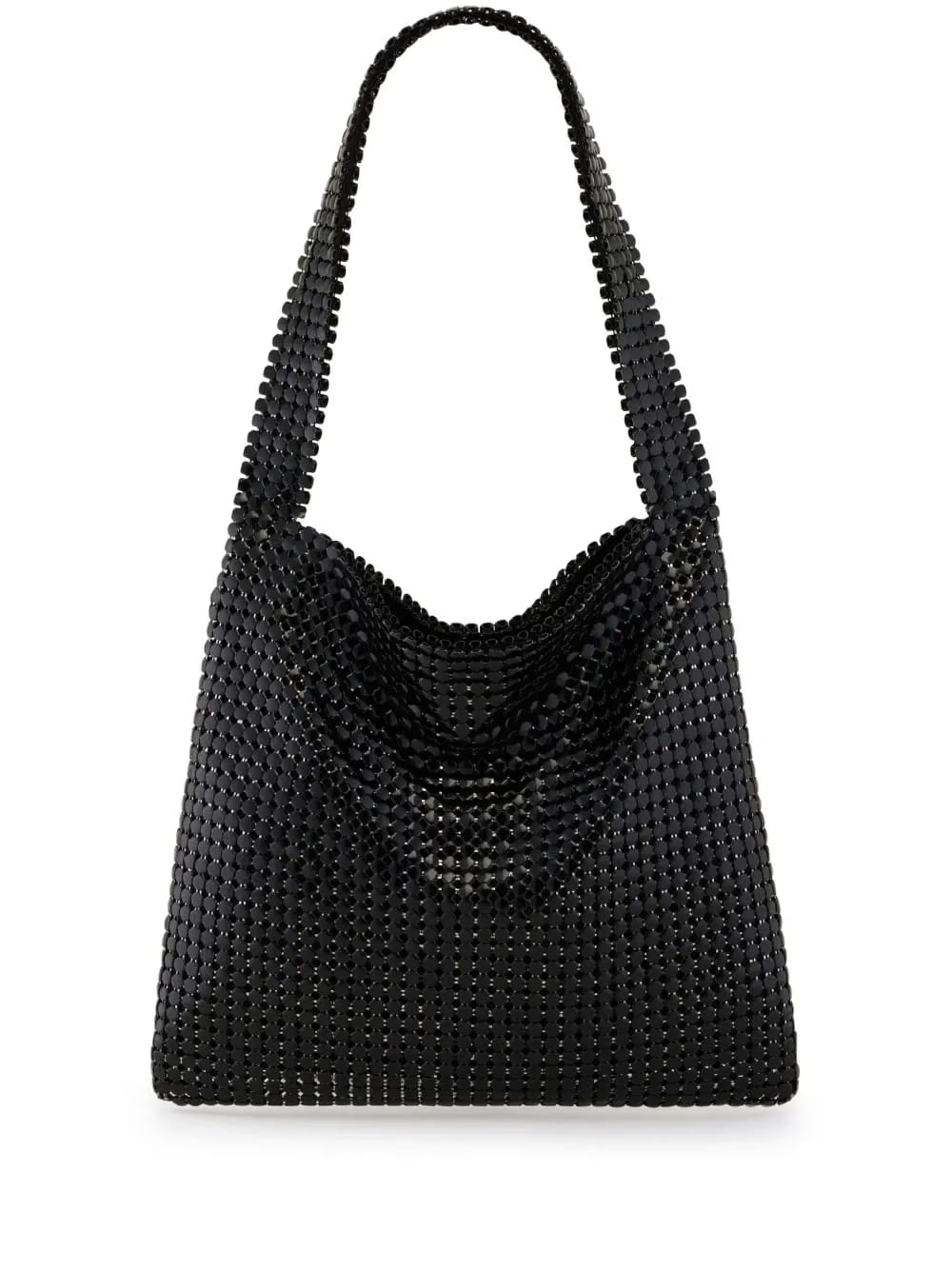 Pixel mesh shoulder bag