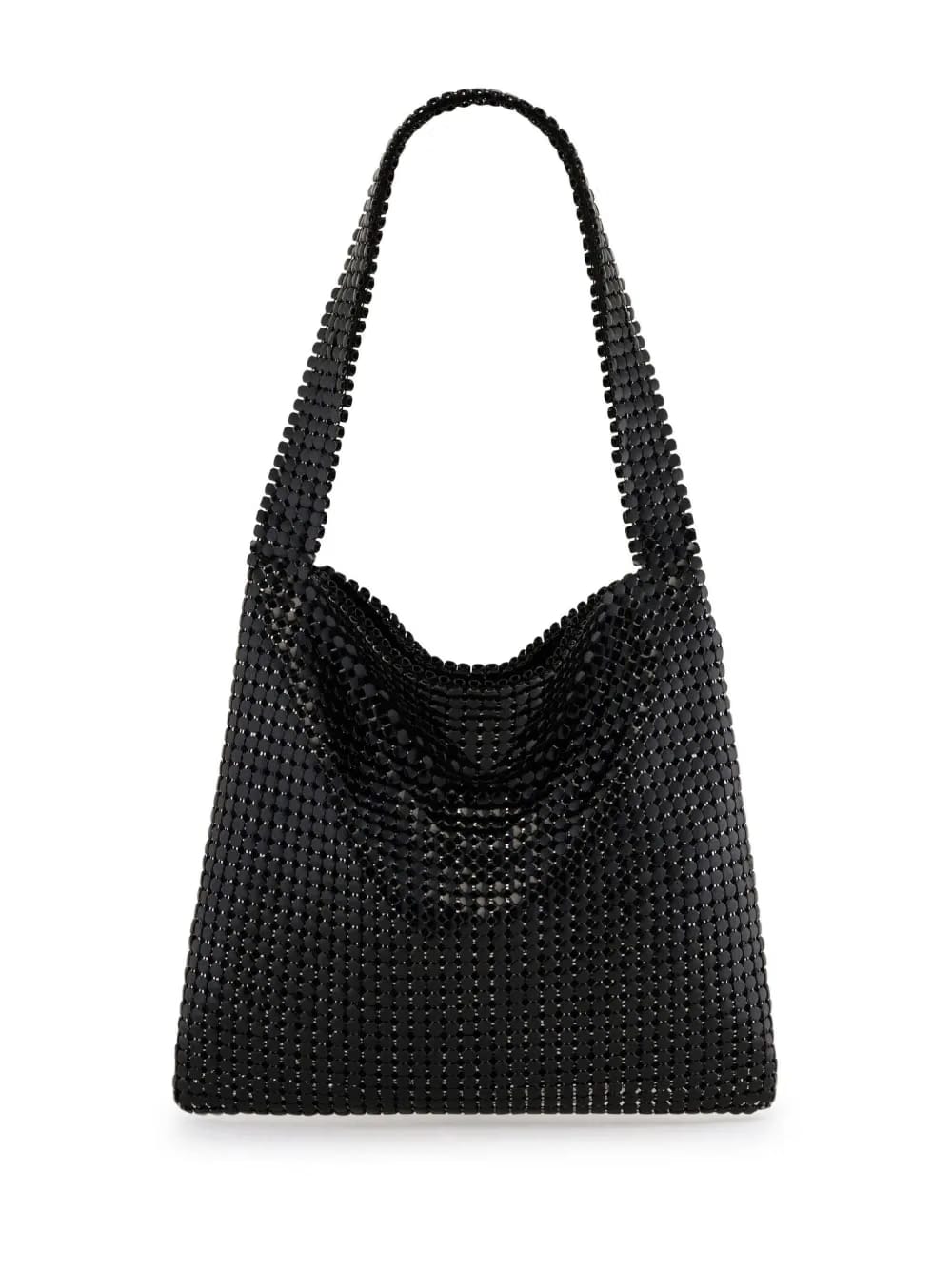 Pixel mesh shoulder bag