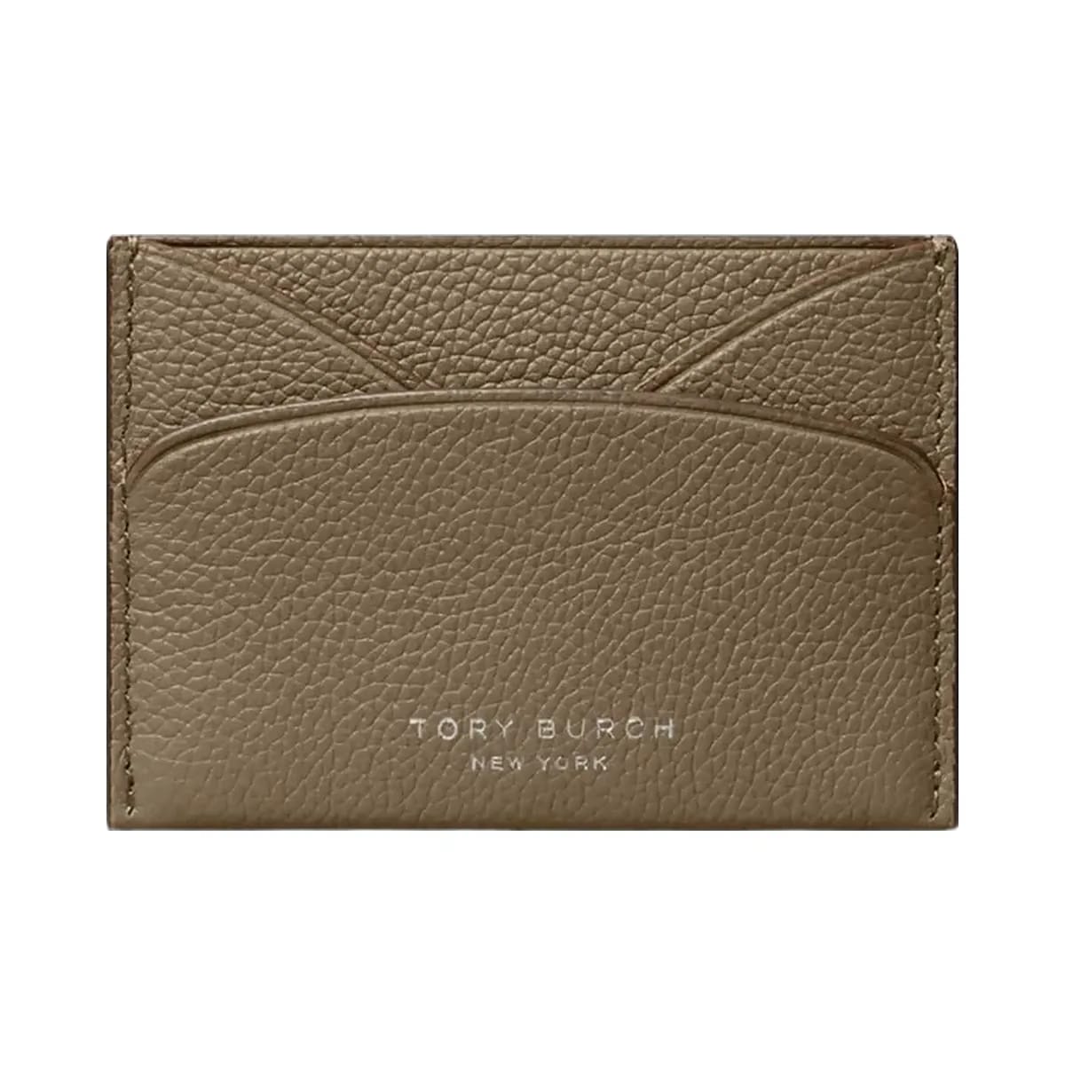 Tory Burch Romy Flat Card Case Wild Mushroom