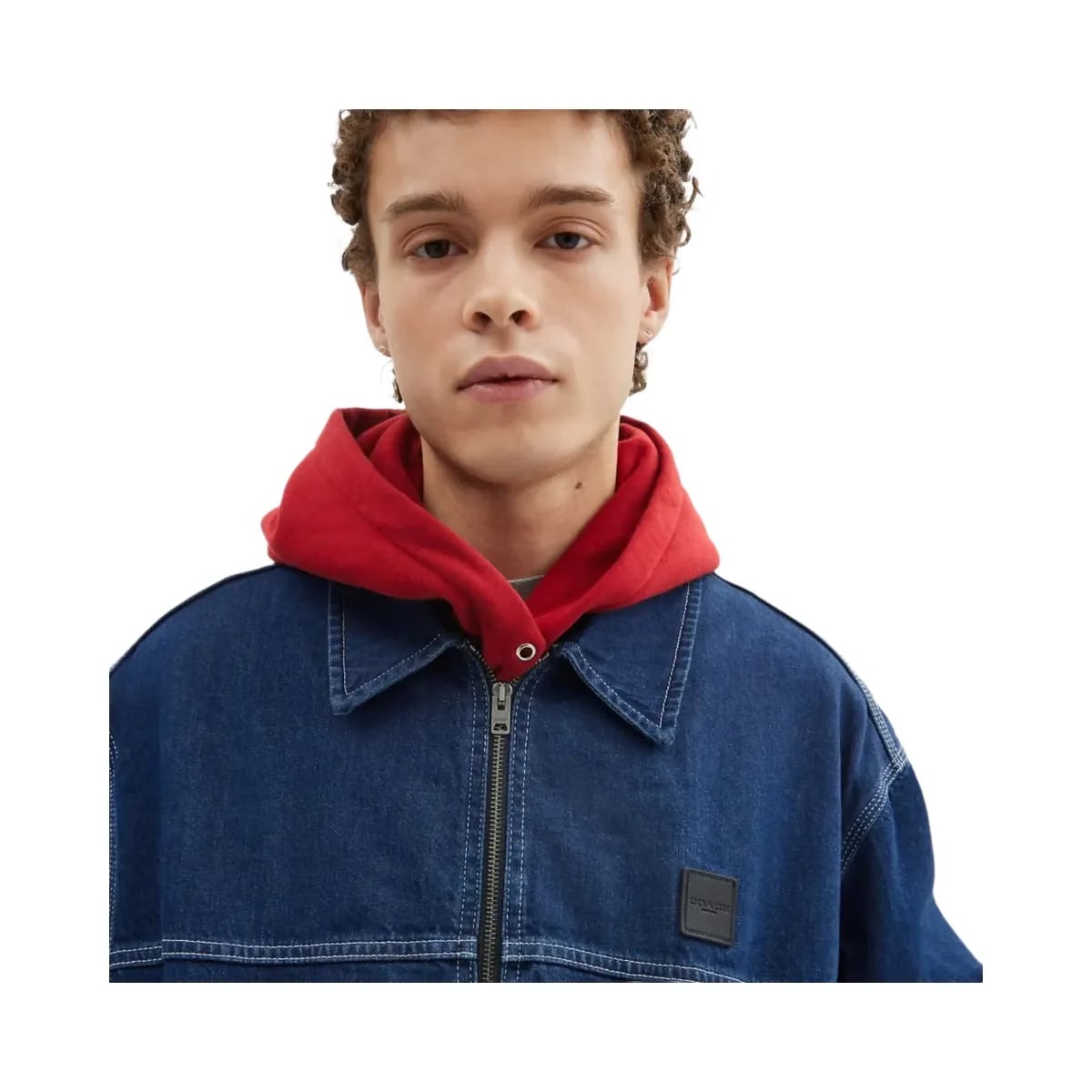 Coach Denim Work Jacket Dark Wash