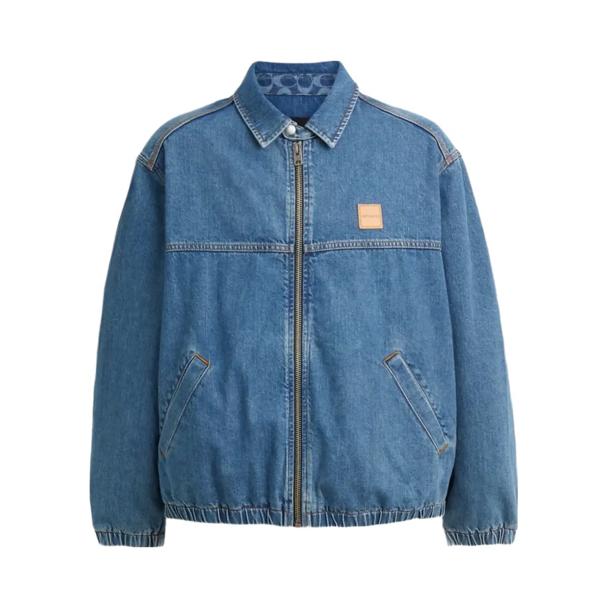 Coach Denim Zip Jacket Western Wash