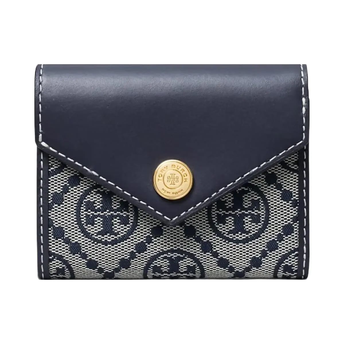 Tory Burch T Monogram Small Envelope Wallet Tory Navy