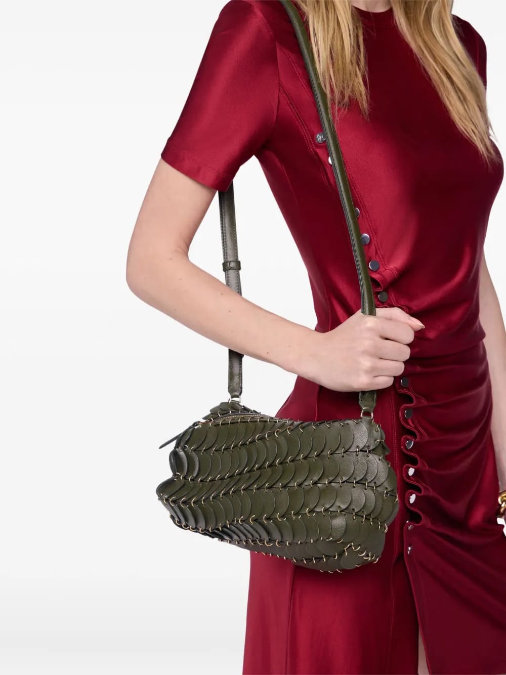 Paco leather cross body bag