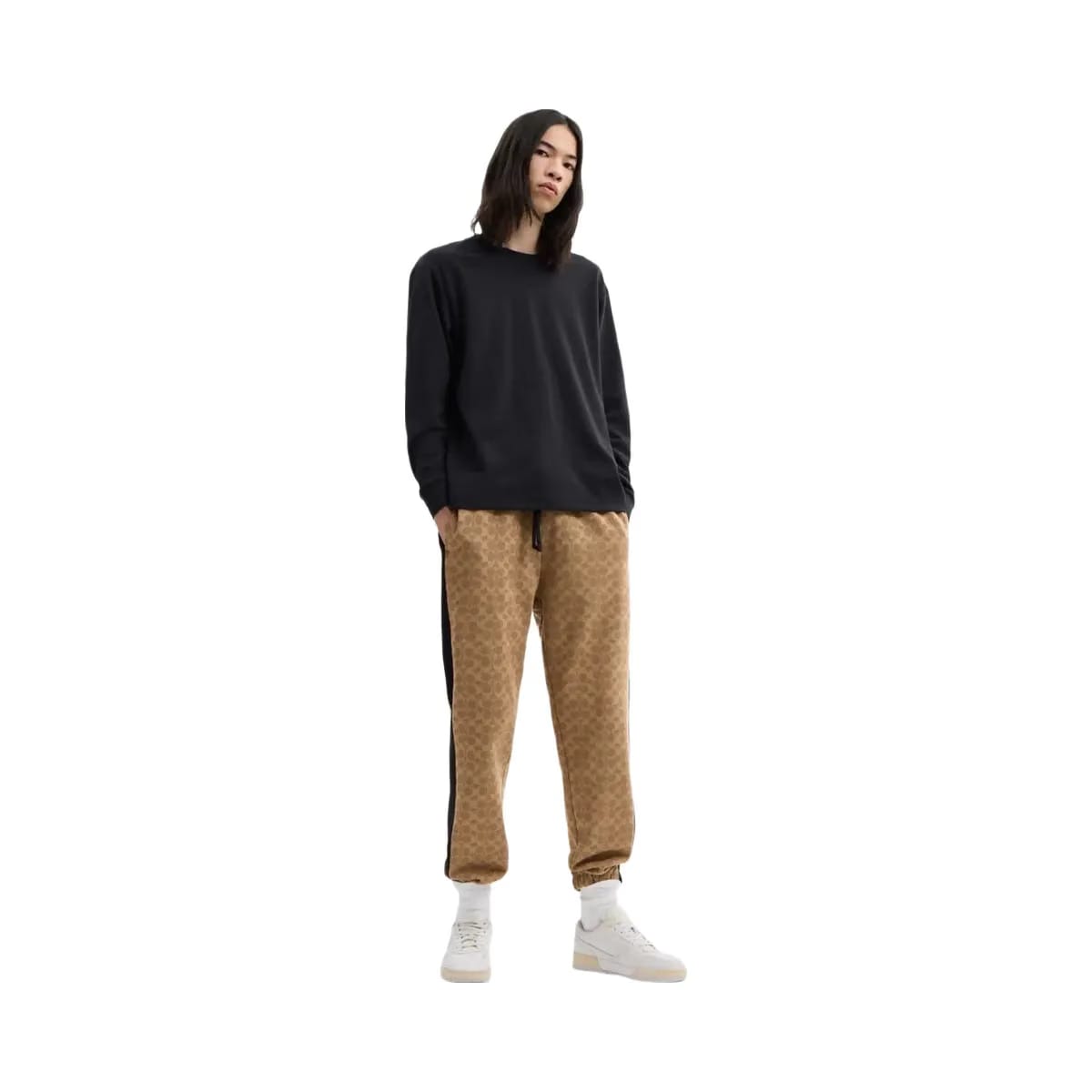 Coach Signature Sweatpants Tan Signature