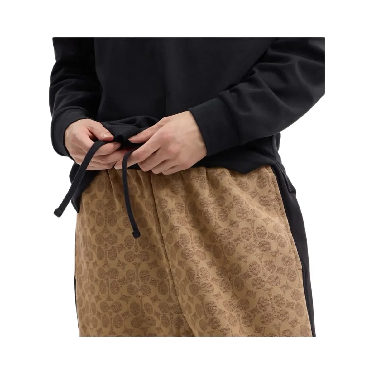 Coach Signature Sweatpants Tan Signature