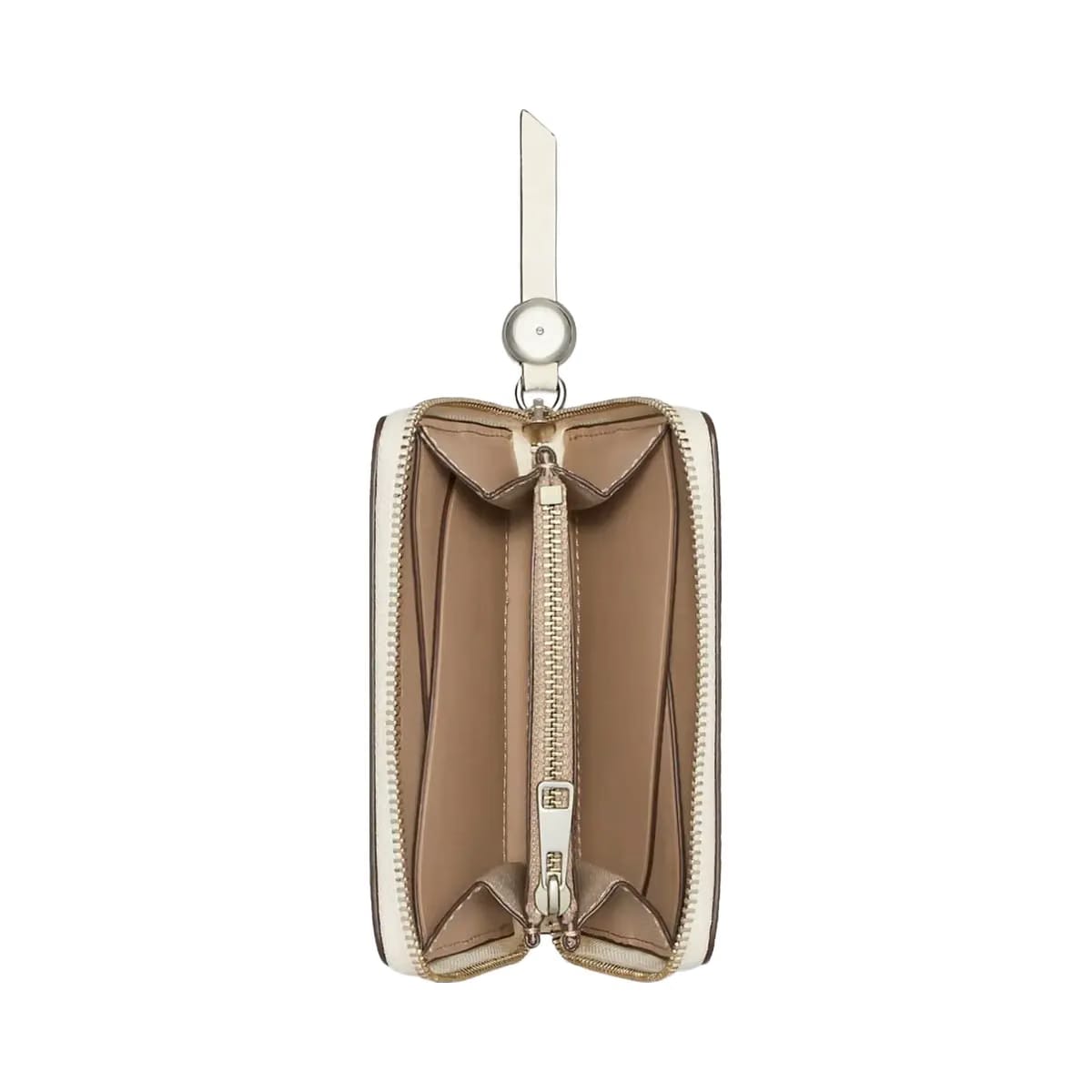 Tory Burch Medium Romy Wallet Light Cream