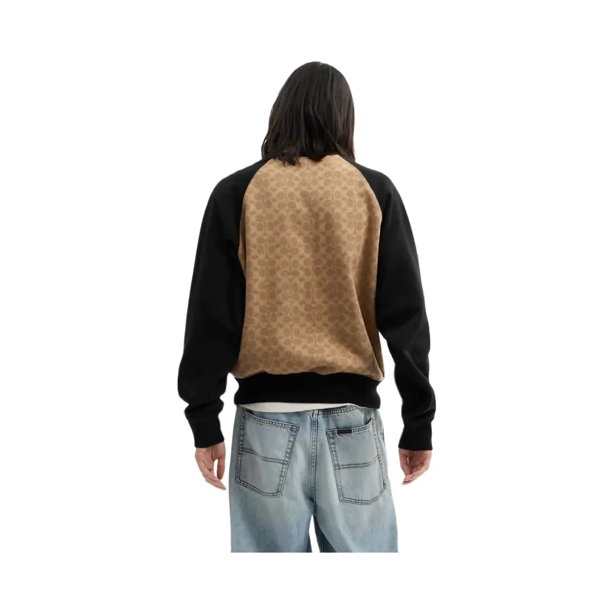 Coach Signature Crewneck Sweatshirt Tan Signature