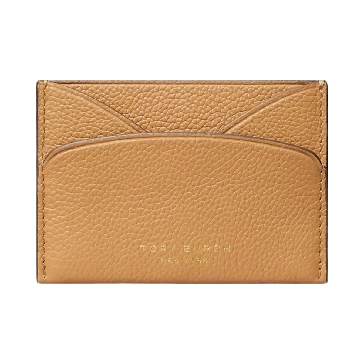 Tory Burch Romy Flat Card Case Tiramisu