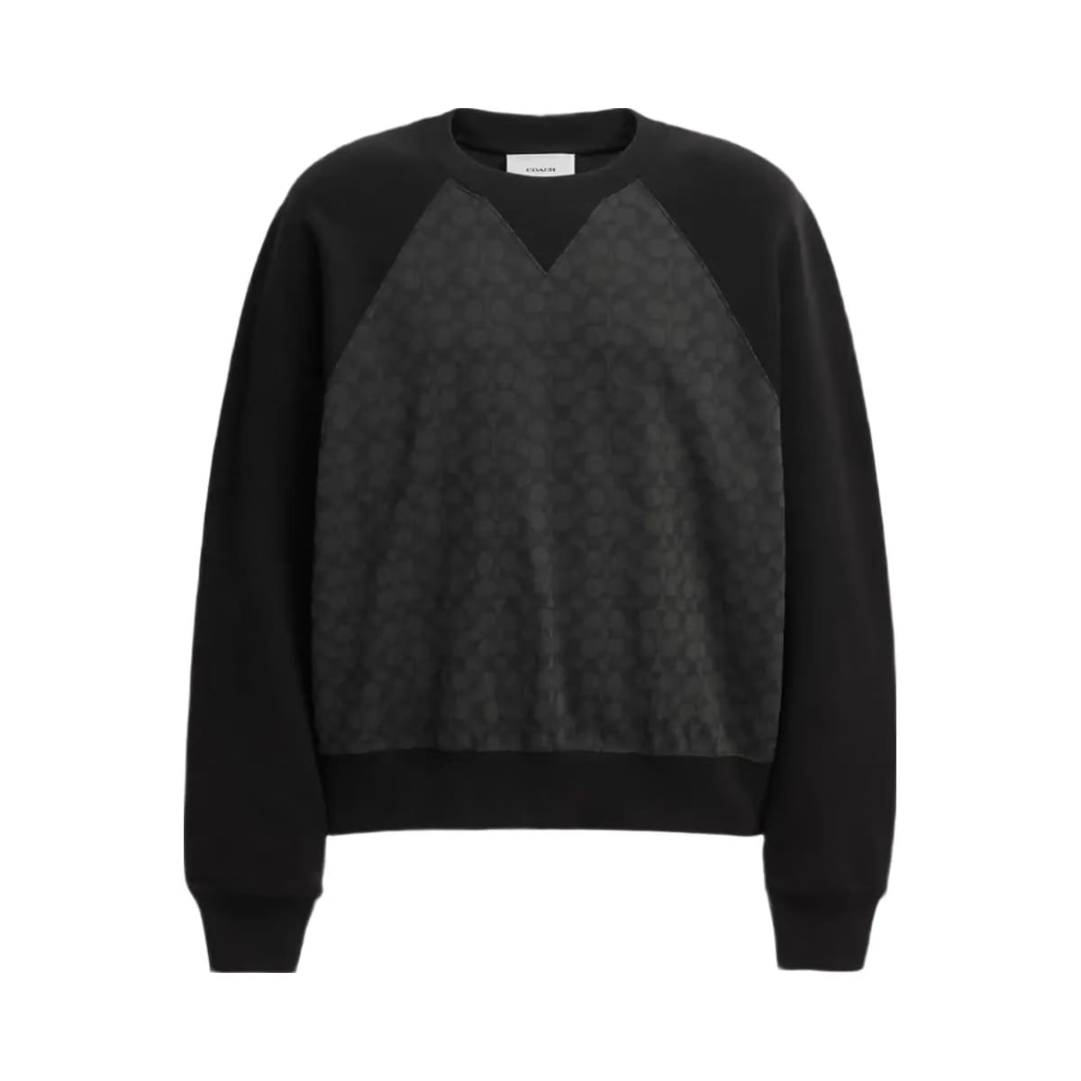Coach Signature Crewneck Sweatshirt Charcoal Signature
