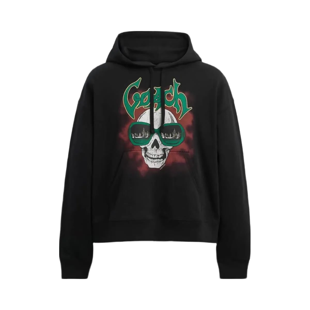 Coach Skull Hoodie Black