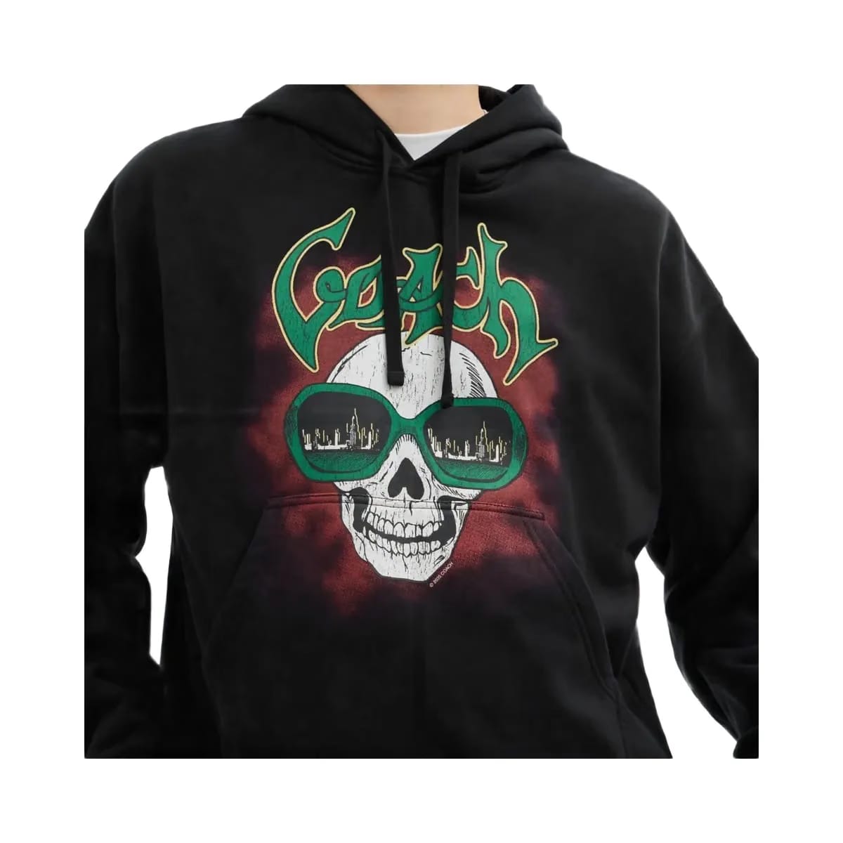 Coach Skull Hoodie Black