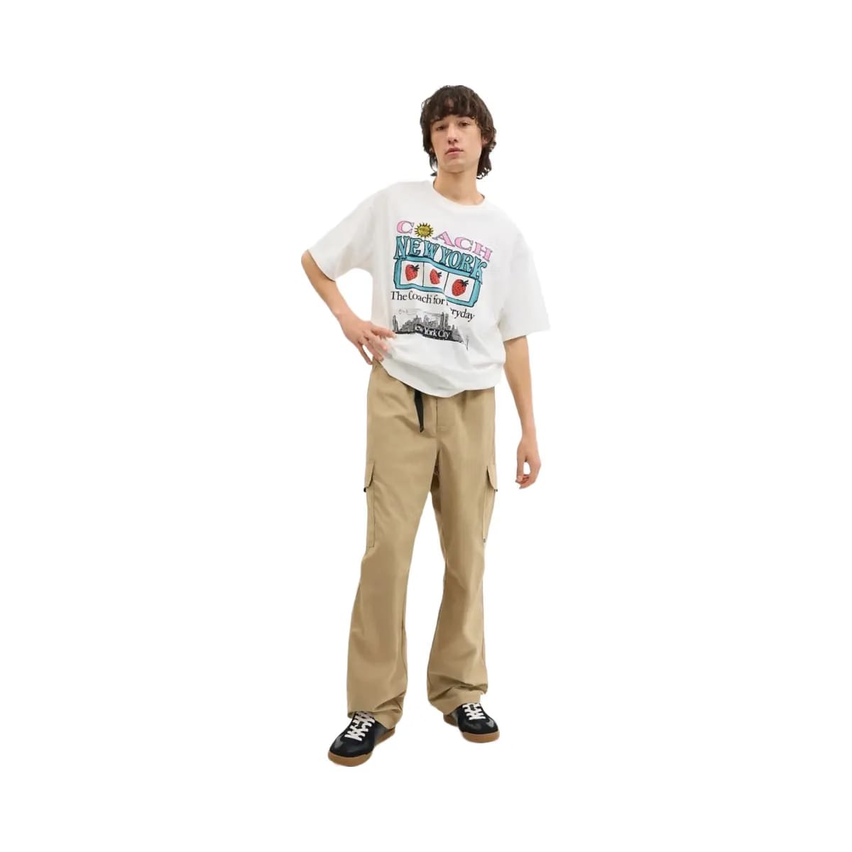 Coach Nylon Utility Pants Khaki