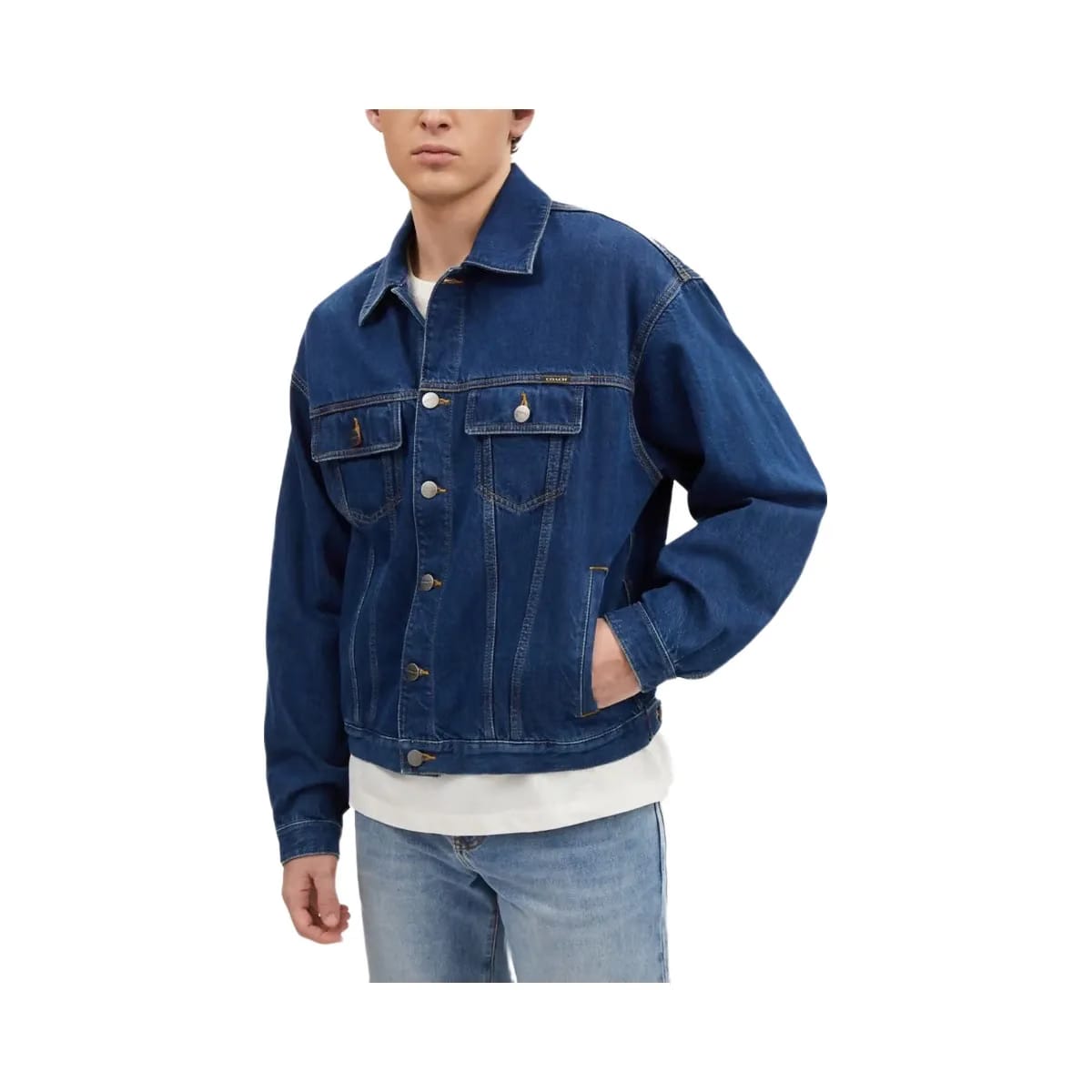 Coach Denim Jacket Dark Wash