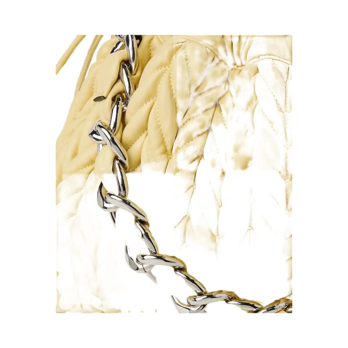 Karl Lagerfeld Weave Chain Shoulder Bag Sunlight