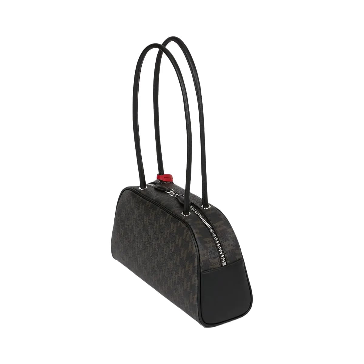 Karl Lagerfeld Ikon Monogram Bowling Bag Brown Monogram