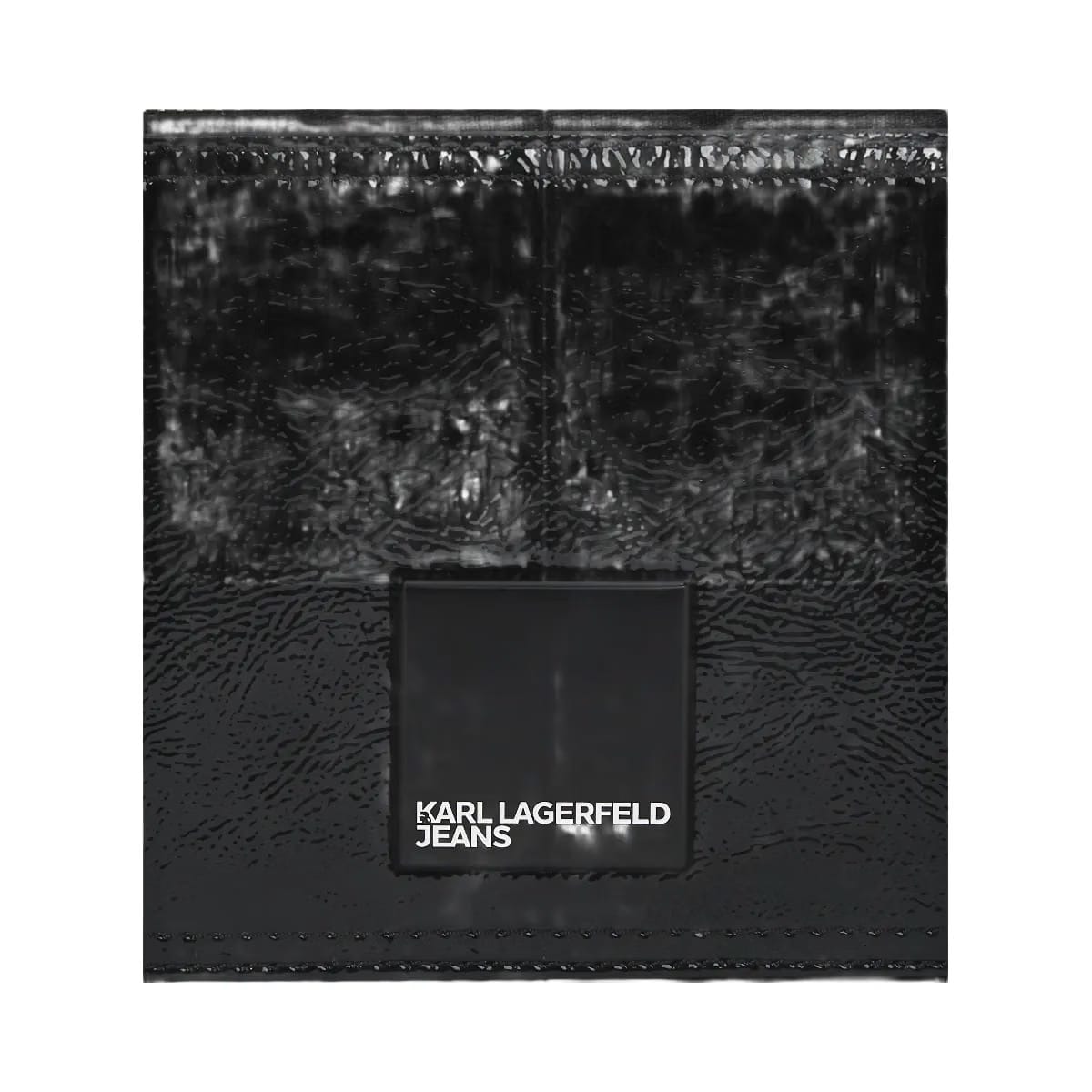 Karl Lagerfeld Glossy Camera Bag Black