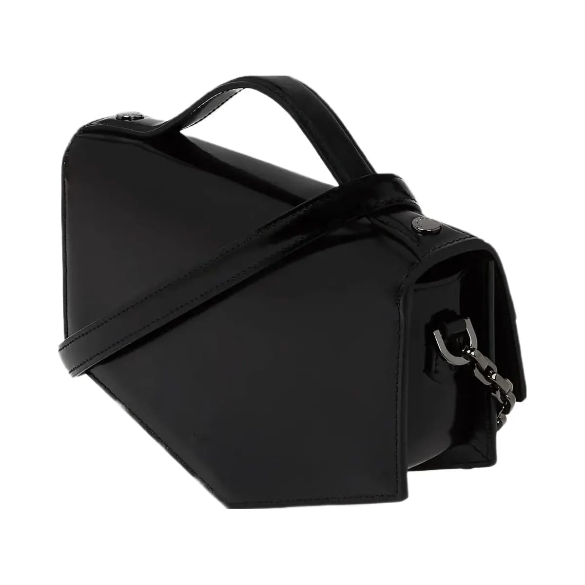 Karl Lagerfeld Kl Studio Autograph Small Crossbody Bag Black Nickel
