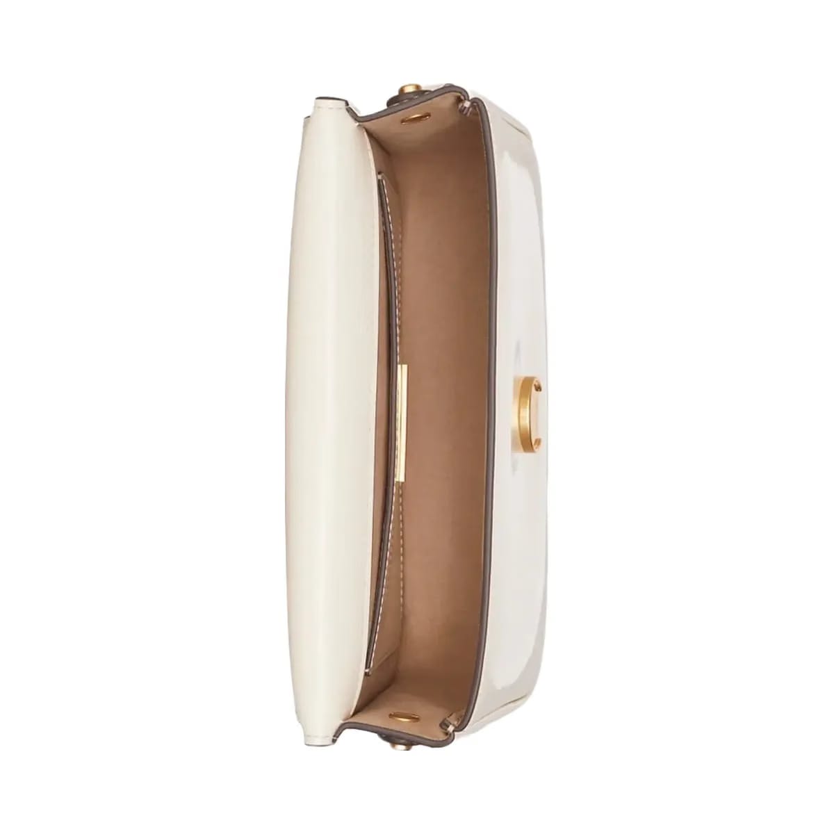 Tory Burch Robinson Spazzolato Shoulder Bag SHEA BUTTER