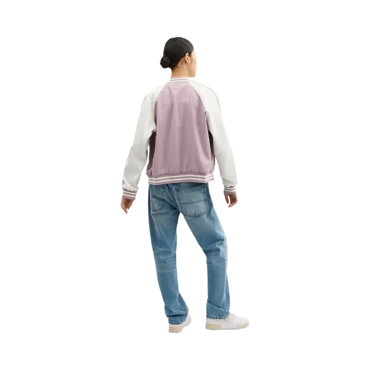 Coach Reversible Spring Blossom Signature Souvenir Jacket Mauve
