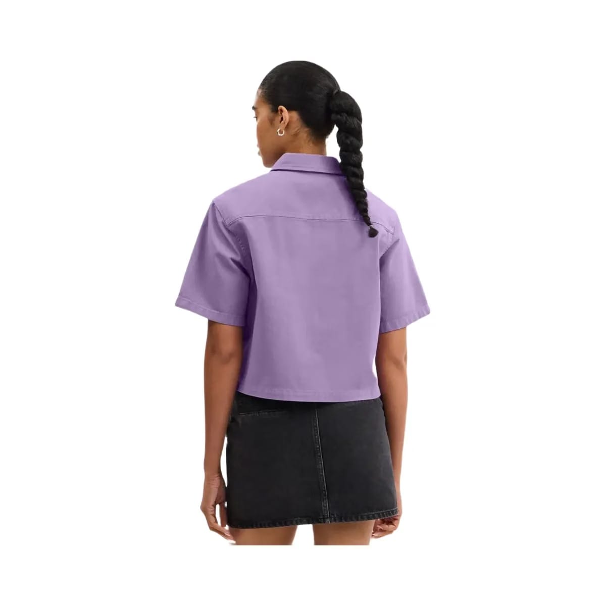 Coach Denim Short Sleeve Top Purple