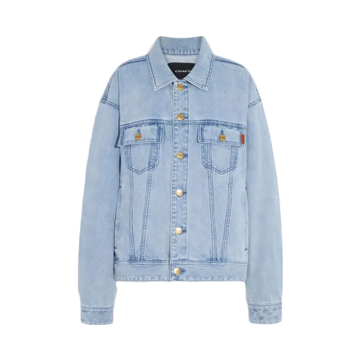 Coach Novelty Denim Jacket Light Wash