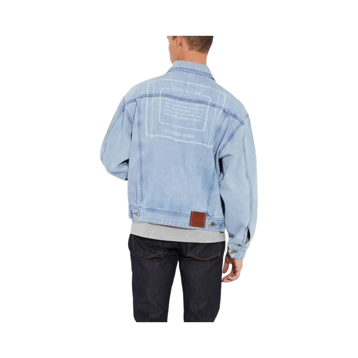 Coach Novelty Denim Jacket Light Wash