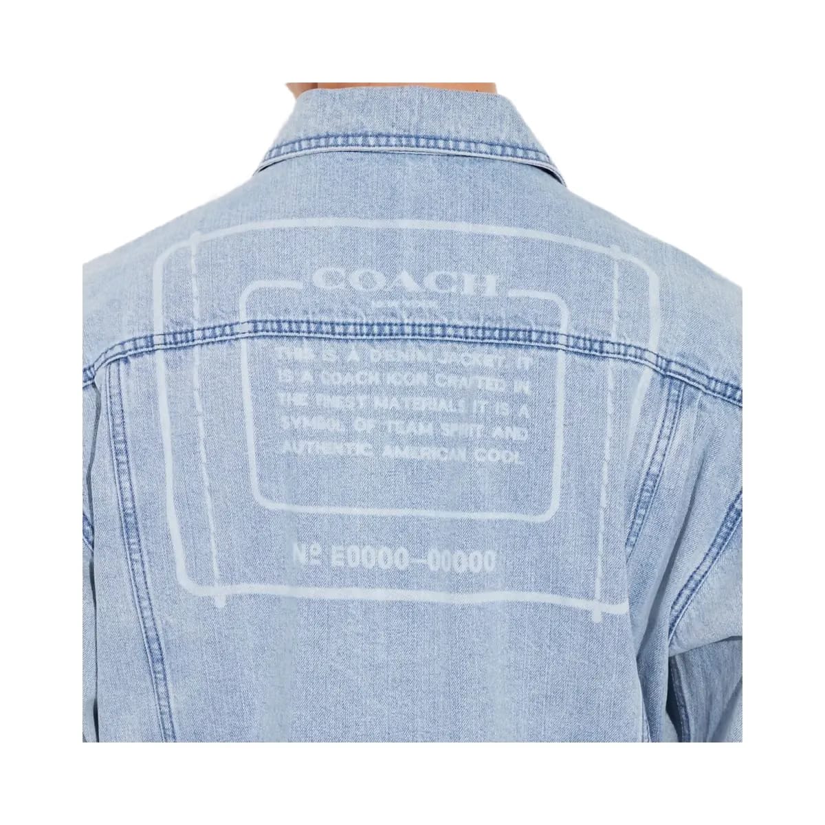Coach Novelty Denim Jacket Light Wash