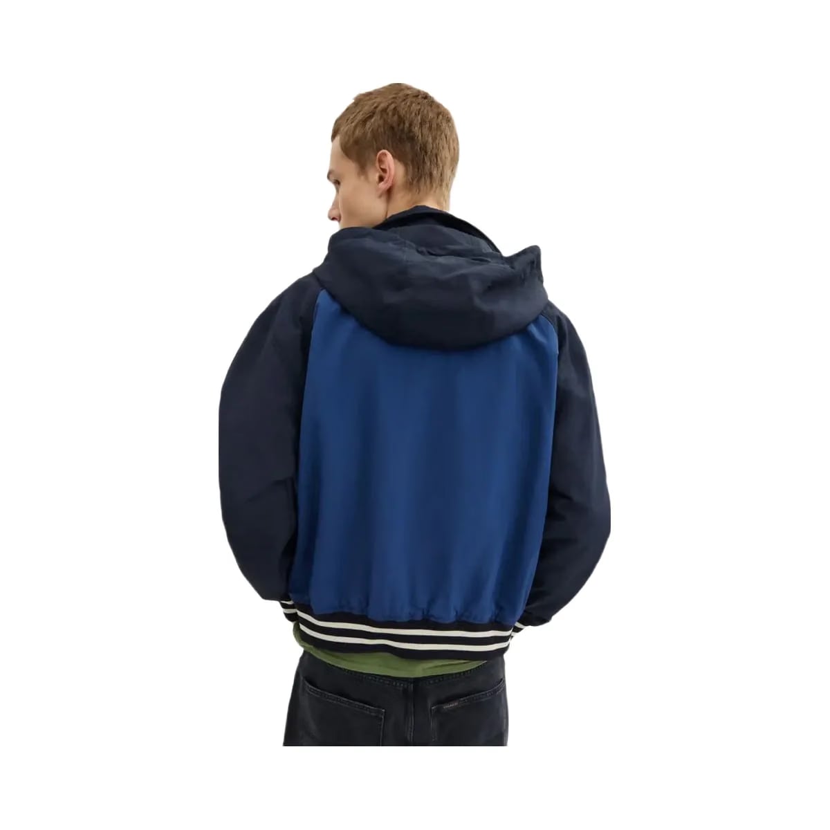 Coach Stadium Jacket In Recycled Polyamide Navy Blue