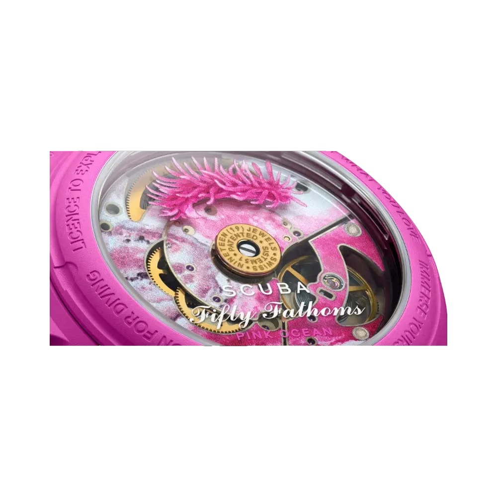 Blancpain x Swatch Bioceramic Scuba Fifty Fathoms Ccollection Pink Ocean