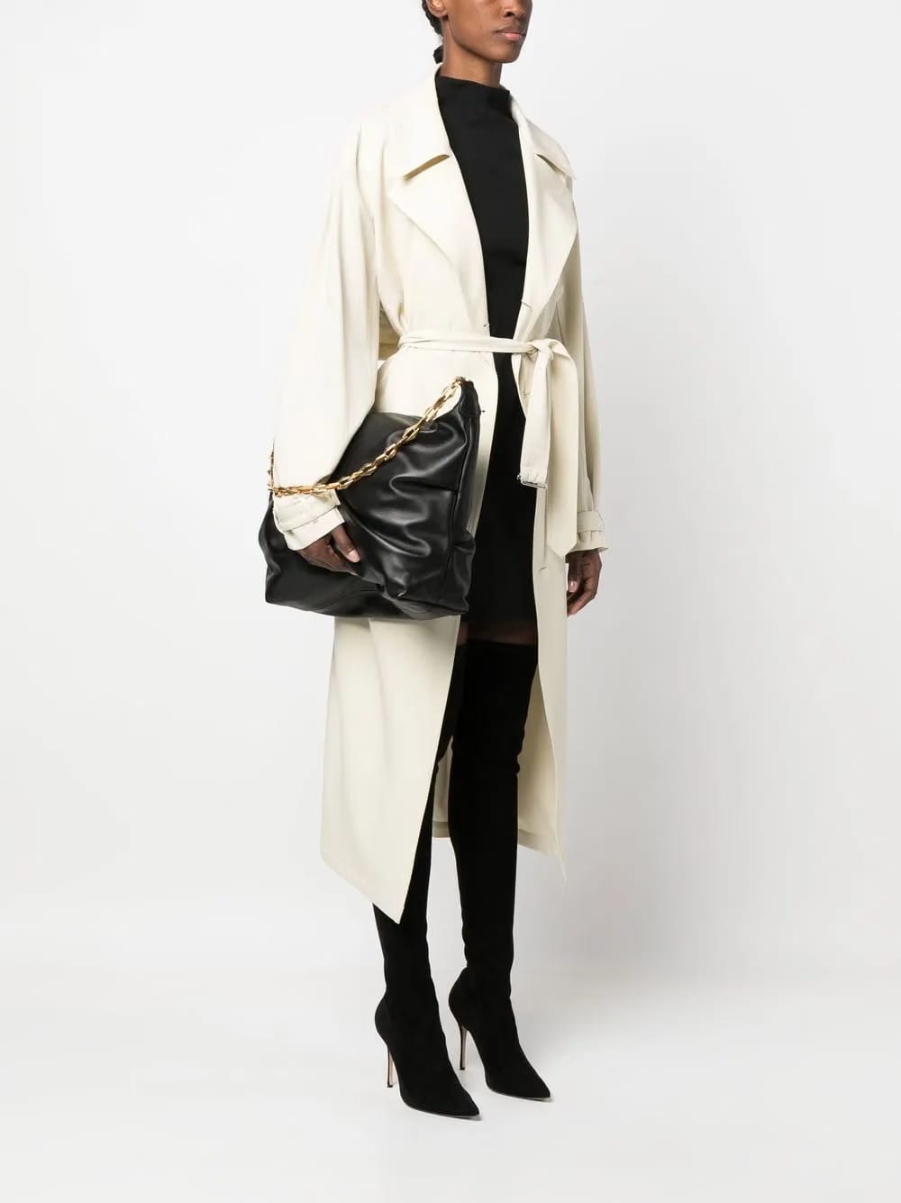 Diamond leather shoulder bag