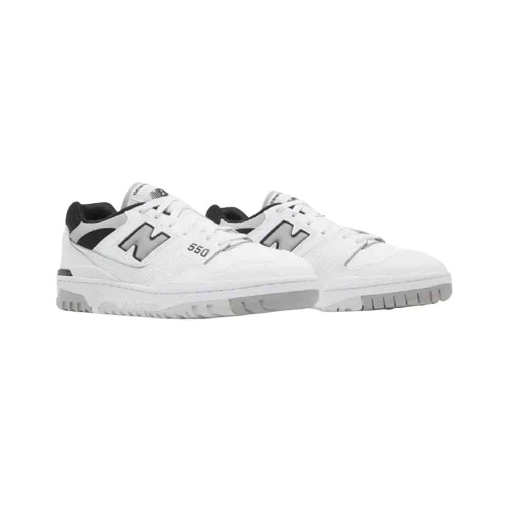New Balance 550 White Concrete Black