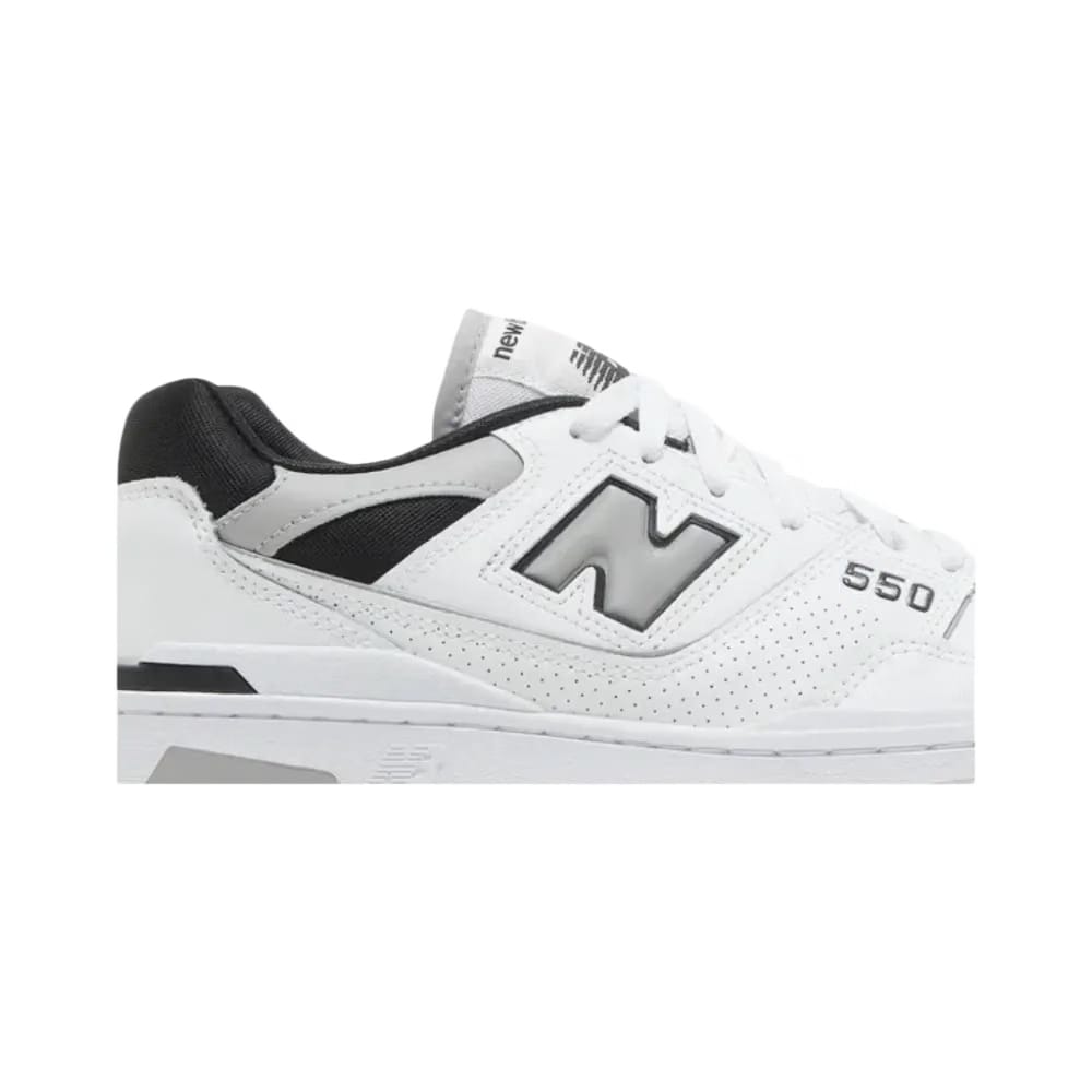 New Balance 550 White Concrete Black