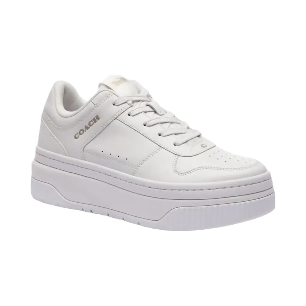 Coach Women's Platform Sneaker Optic White