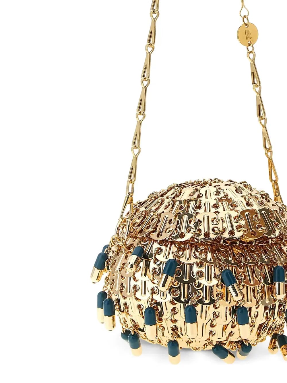 mini 1969 pill-embellished shoulder bag
