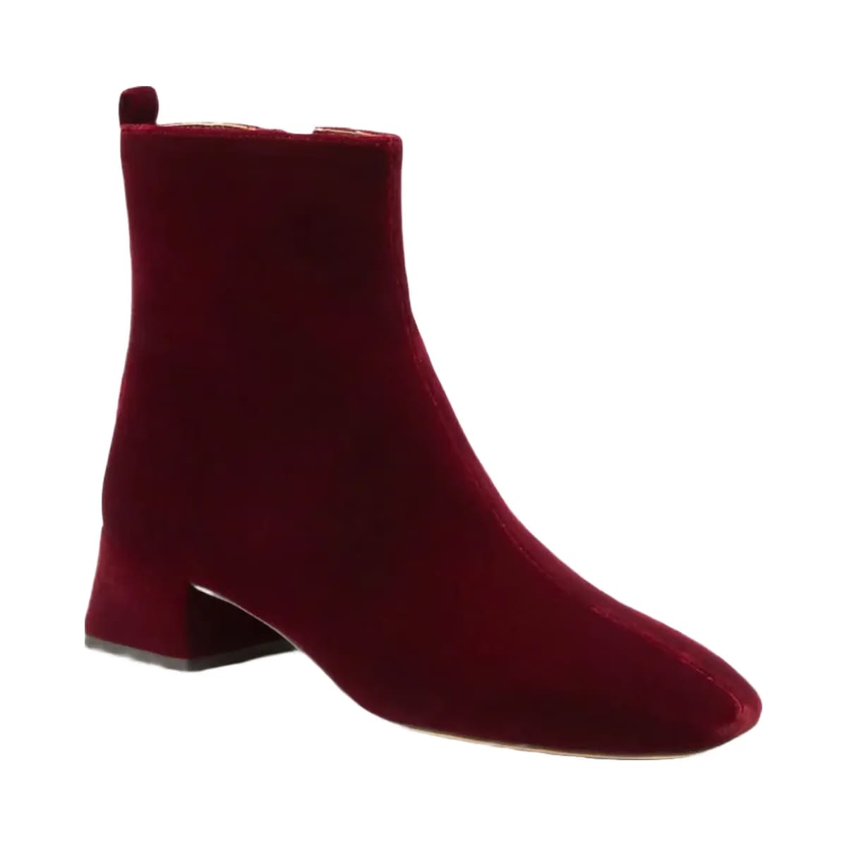 Coach Women's Block Heel Bootie Burgundy Merlot
