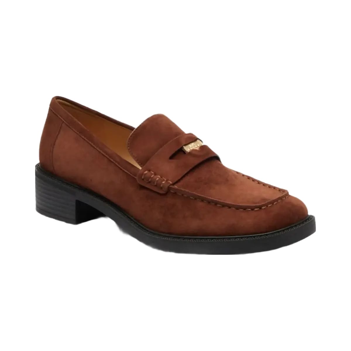 Coach Women's Square Toe Loafer Vintage Brown