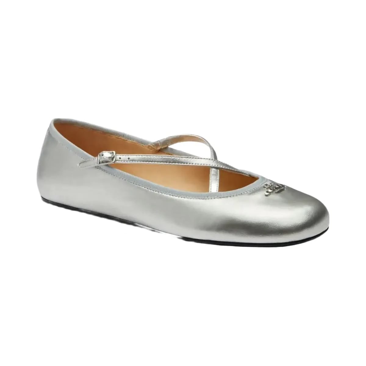 Coach Women's Phoebe Ballet Flat Silver