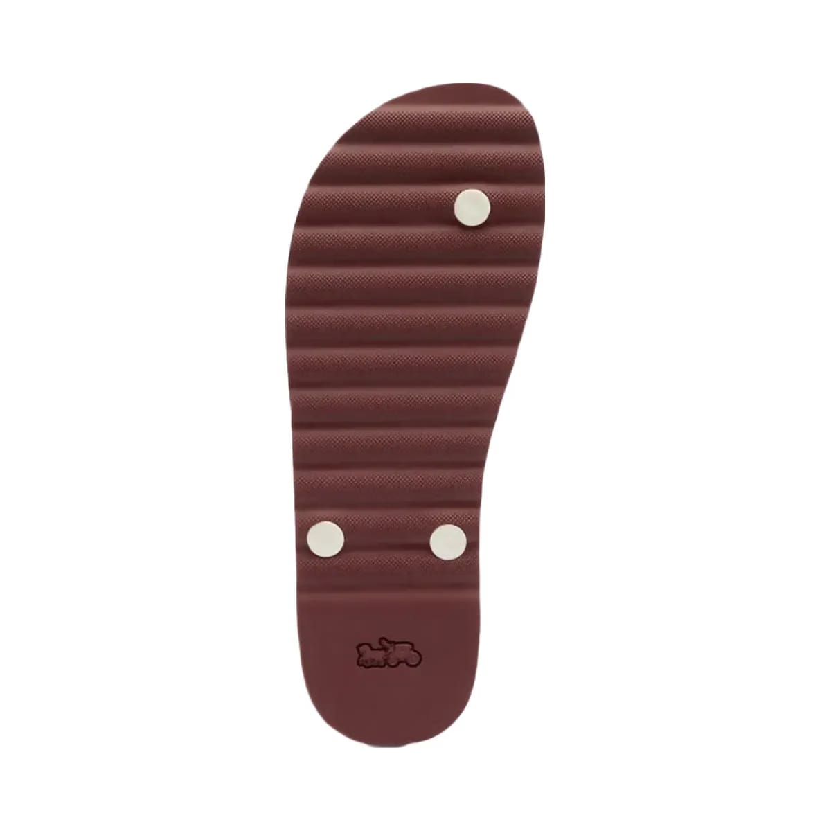 Coach Women's Zayn Flip Flop With Cherry Print Chalk Multi