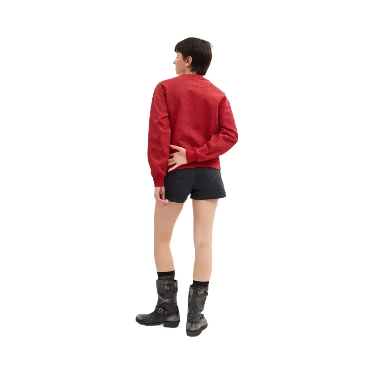 Coach Signature Pegasus Sweatshirt Red Signature