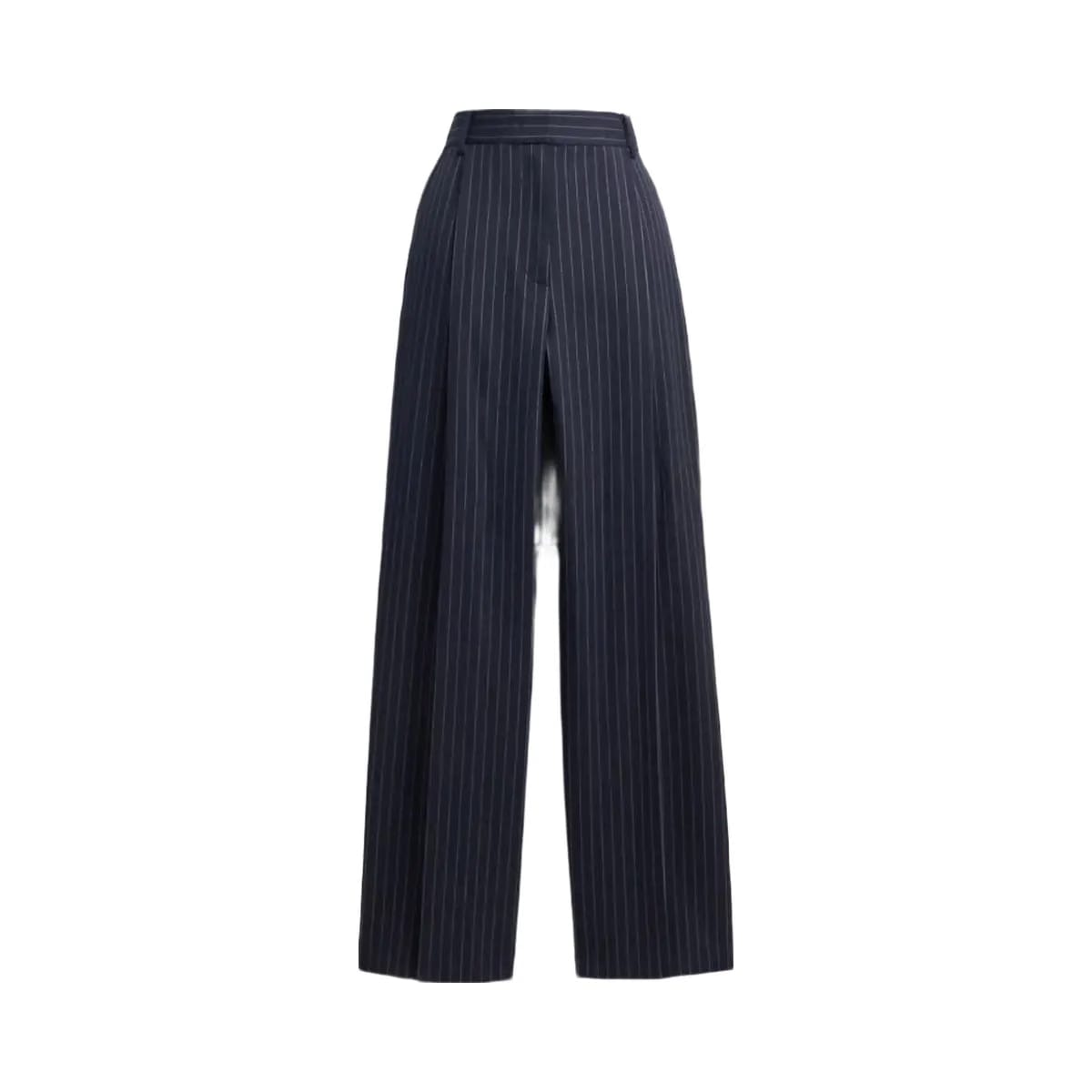 Coach Wide Leg Trousers Navy White
