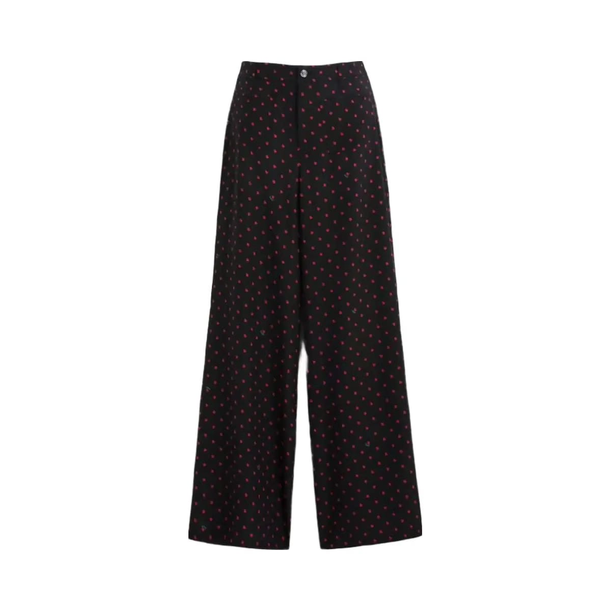 Coach Apple Dot Pants Black Red