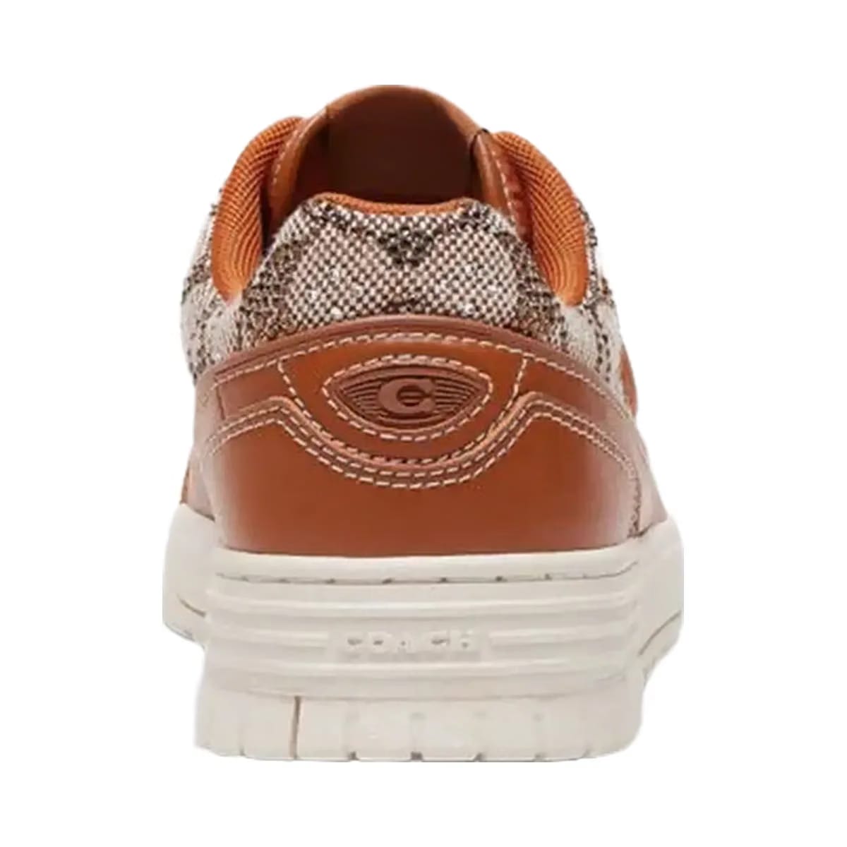 Coach Women's Soho Sneaker In Crystal Signature Jacquard Cocoa Burnished Amber